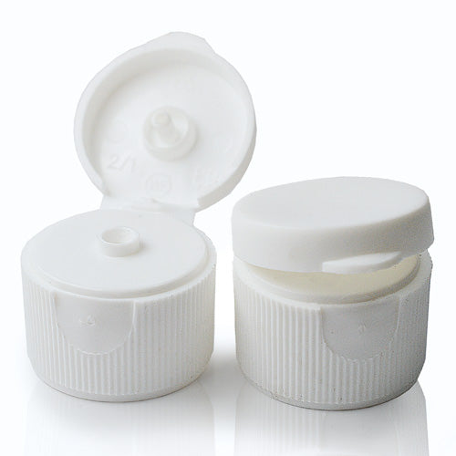 20mm White Flip-Top Screw Cap