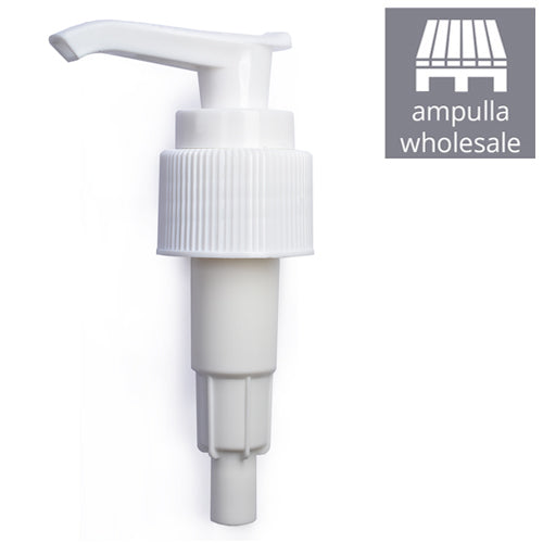 28mm White Lock Up Lotion Pump