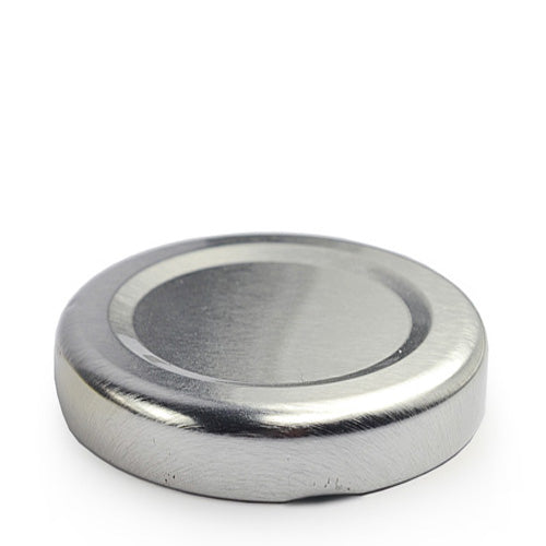 38mm Metal Silver Twist-Off Lid