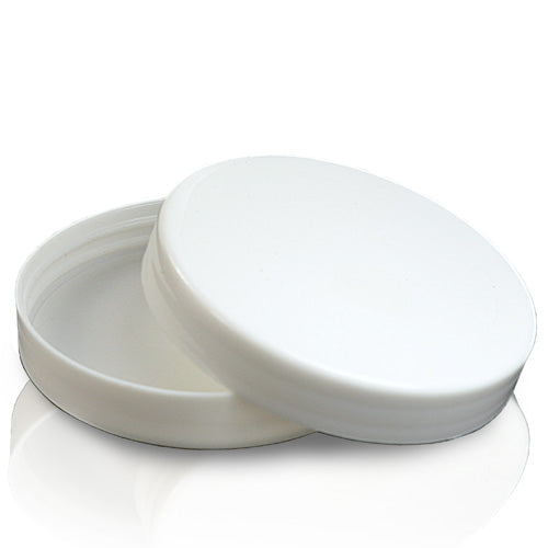 70mm/400 Smooth White Plastic Screw Lid
