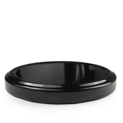 82mm Black Metal Twist-Off Lids